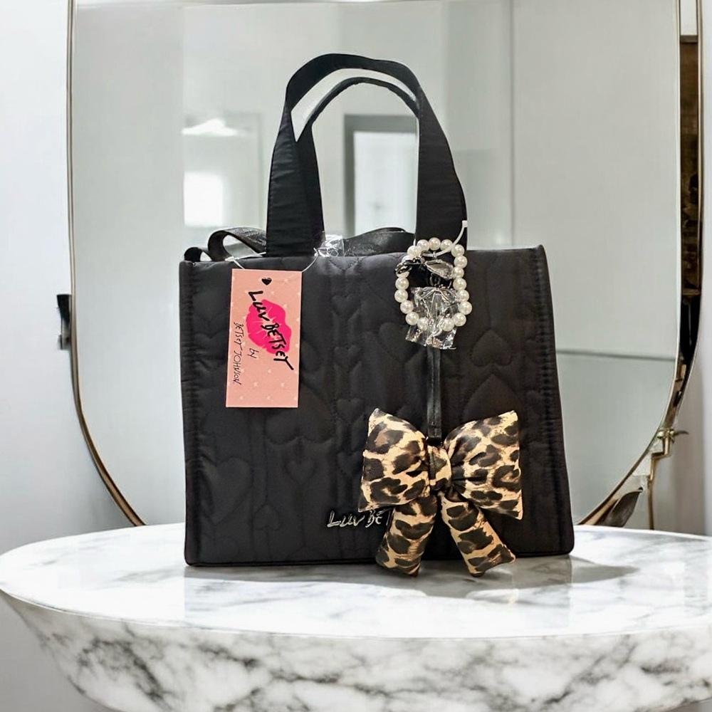 New Luv Betsey Johnson Crossbody Tote Purse